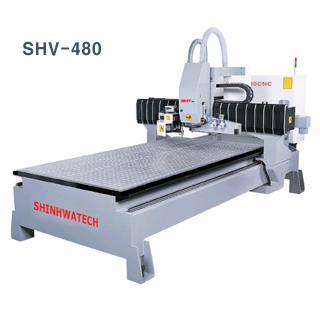 SHV-480 CNC Engraving and V-Cutting Machin... Made in Korea